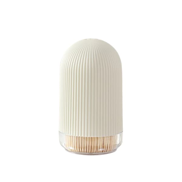 INF Moderne Tannpirkerholder Stilig og Praktisk Oppbevaring Beige