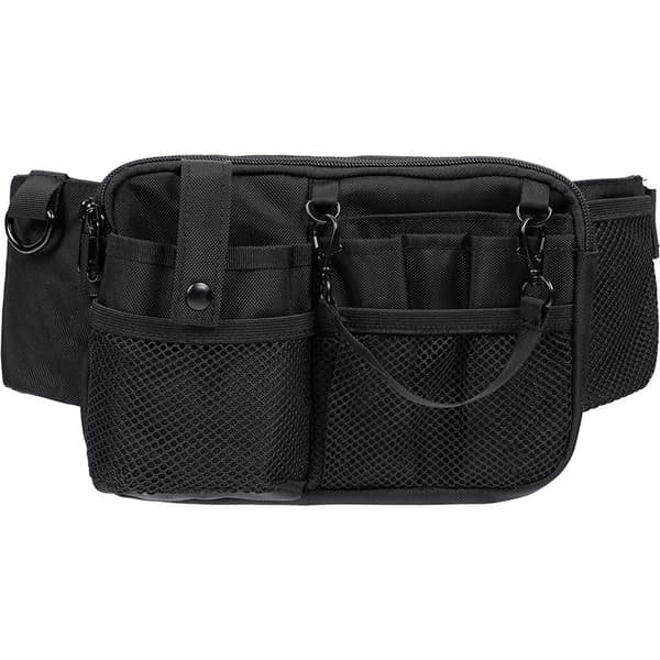 INF Medisinsk Organizer Bag - Kompakt & Justerbar Midjepakke Sort
