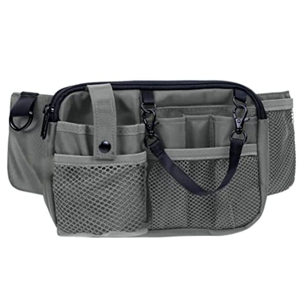 INF Medisinsk Organizer Bag - Kompakt & Justerbar Midjepakke Grå