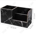 Miniatyrbild 2 av 4: TD® Storage Box Multifunktionell Marble Desktop Pennhållare Kontor och Vardagsrum Praktisk Desktop Förvaringsbox