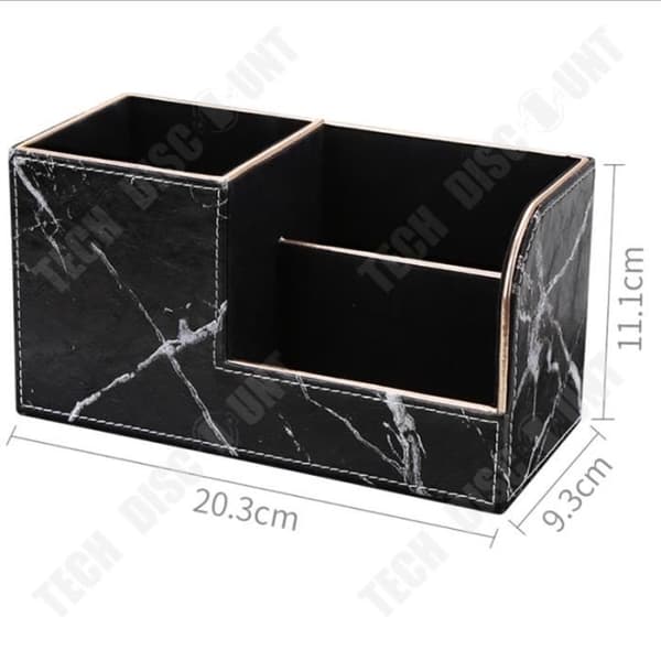 TD® Storage Box Multifunktionell Marble Desktop Pennhållare Kontor och Vardagsrum Praktisk Desktop Förvaringsbox