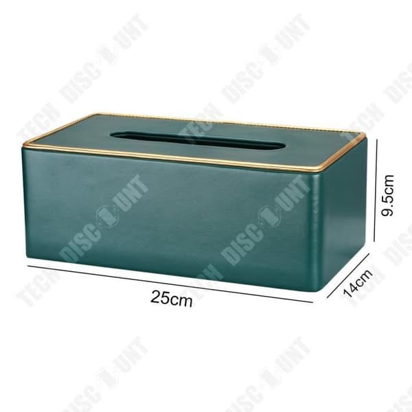 TD® Pump Box Nostalgisk Tissue Box Mörkgrön Stor Tissue Box Phnom Penh Hotel Restaurant Servettlåda