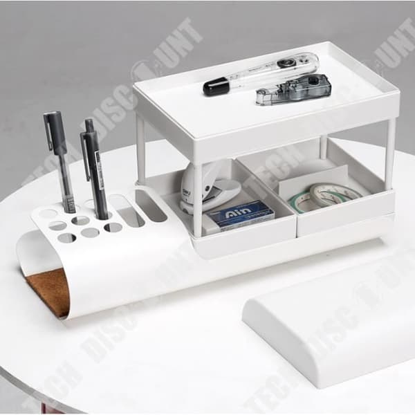 TD® Desktop Storage Box Enkel pennhållare Office Desk Creative Stationery Badrumsförvaring Förvaringsbox