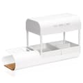 Miniatyrbild 1 av 4: TD® Desktop Storage Box Enkel pennhållare Office Desk Creative Stationery Badrumsförvaring Förvaringsbox