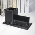 Miniatyrbild 3 av 4: TD® Förvaringslåda Multifunktionell Creative Förvaringslåda Enfärgad Desktop Läder Pennhållare Skruvkorthållare