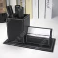 Miniatyrbild 2 av 4: TD® Förvaringslåda Multifunktionell Creative Förvaringslåda Enfärgad Desktop Läder Pennhållare Skruvkorthållare