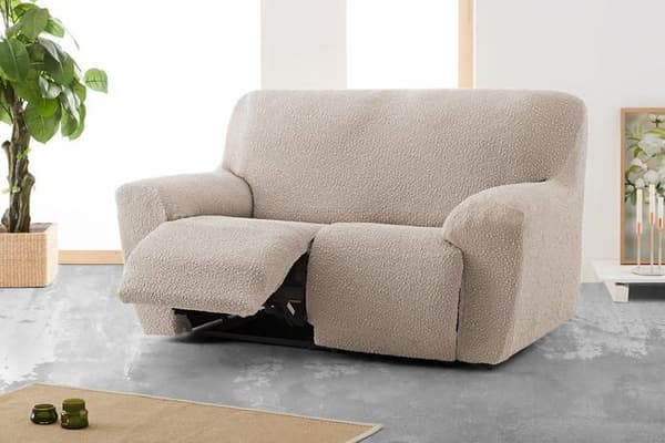 Förvaringsöverdrag - Eysa vakuumöverdrag - F929170 - 3D Sofföverdrag, Ecru, 2 platser