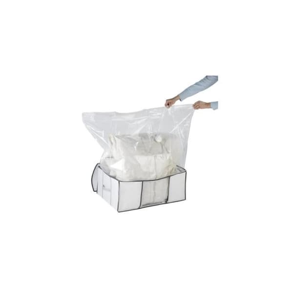 Förvaringslåda - WENKO - Soft Box S - 40x25x42cm - Vakuumförpackad - Hållbart skydd