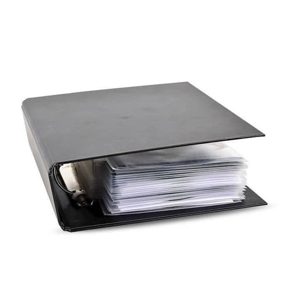Förvaringspaket: 100 DVD-fodral och 4 pärmar - 3L