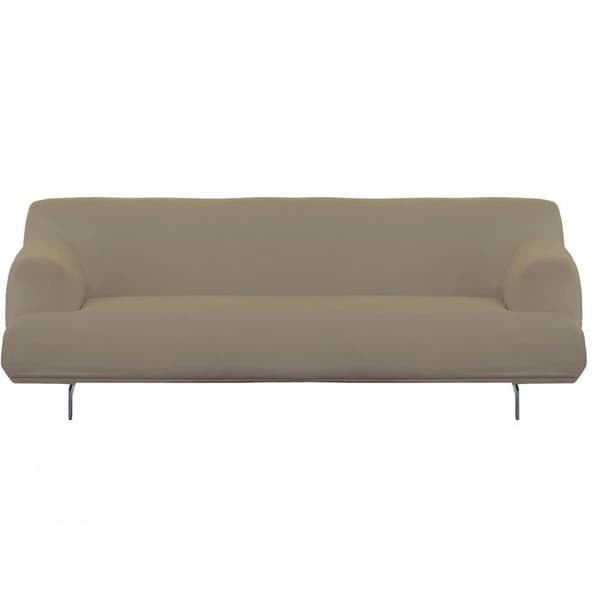 Gemitex Flexy 4-sits sofföverdrag Dove Made in Italy by Universelle bi-elastic med gardinunderlag
