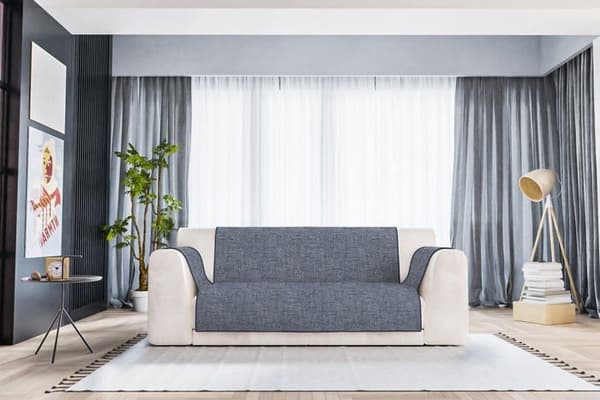 Förvaringsfodral - Komfort vakuumfodral - CD-COMFORT- BLU SCURO -2P - Halkfritt sofffodral