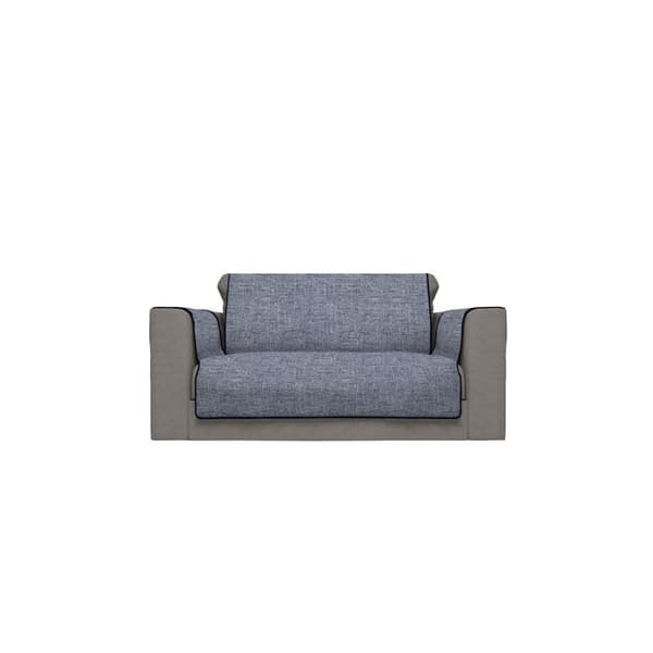 Förvaringsfodral - Komfort vakuumfodral - CD-COMFORT- BLU SCURO -2P - Halkfritt sofffodral