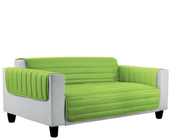 Förvaringsfodral - Elegant vakuumfodral - CD-EL-verde mela/blu scuro-2PMX - Quiltat sofffodral