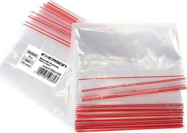 Säck för säck - förvaring av plastpåsar Emerson - wost200x300premium - SÄCK MED SNÖRE 200 X 300 MM (100)