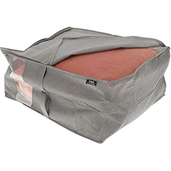 Skyddsfodral - DOMOPAK LIVING - 55x45x25 cm - Grå - Skyddar dina kläder mot damm