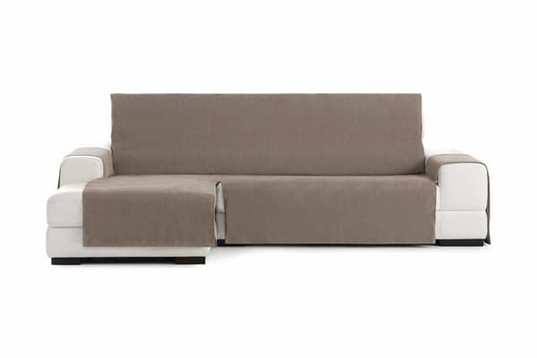 Eysa - F3480111I - Loira Protect Vattentätt och ventilerande sofföverdrag, 65% polyester 35% bomull, brun, 290 cm
