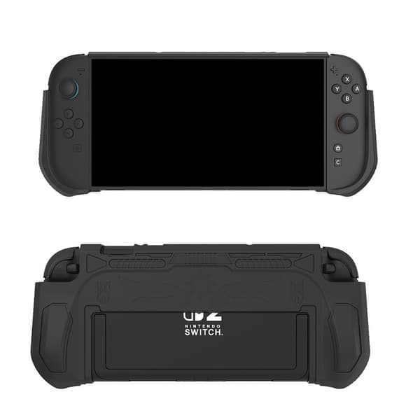 INF Skyddande TPU-fodral för Switch2, Full täckning Svart