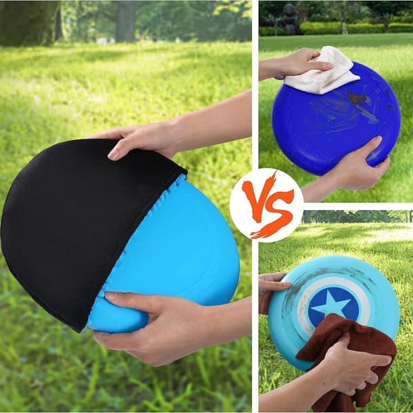 INF Ny Frisbee Rense Lomme - Praktisk Disk Opbevaring Sort