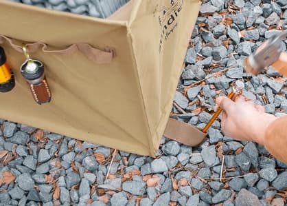 Utomhus Picknick Diverse Väska Hopfällbar Triangel Papperskorg Bärbar Rep Förvaringskorg Camping Papperskorg med stor kapacitet