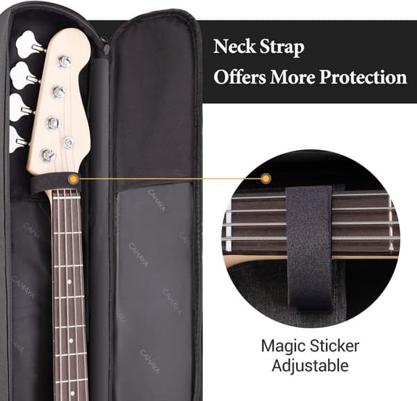 INF Polstret Gigbag for akustisk gitar, svart L