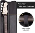 Miniatyrbilde 6 av 6: INF Polstret Gigbag for akustisk gitar, svart  L