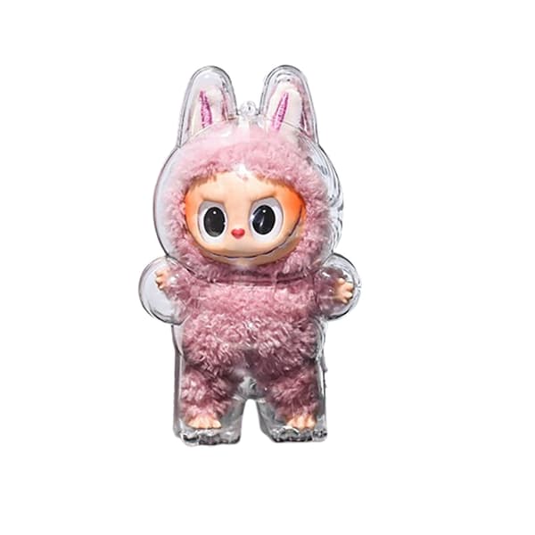 INF Klart skyddsfodral för LABUBU Generation 1-figurer