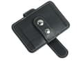 Miniatyrbillede 4 af 7: INF PU Læder Bil Solskærm Solbrilleholder Clip Sort