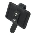Miniatyrbillede 1 af 7: INF PU Læder Bil Solskærm Solbrilleholder Clip Sort
