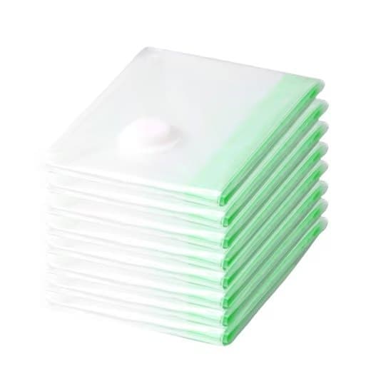 Lollanda 4-pack Vakuumförvaringspåsar, Vakuumförvaringsskydd, Vakuumförvaringspåsar - Återanvändbara för Kläder och Sängkläder 100×70cm