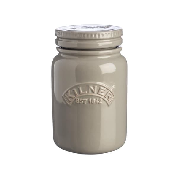 Burk / Keramikburk 600 ML Kilner grå