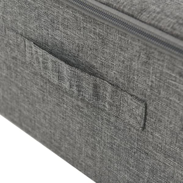 vidaXL Förvaringslåda tyg 70x40x18 cm antracit