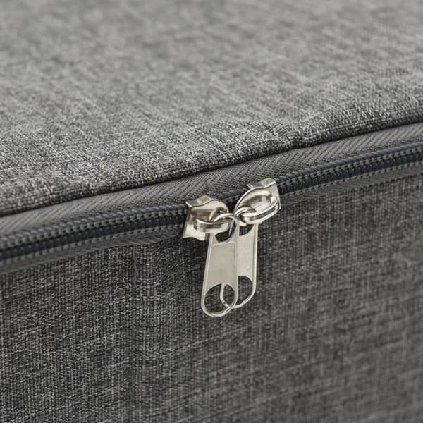 vidaXL Förvaringslåda tyg 70x40x18 cm antracit
