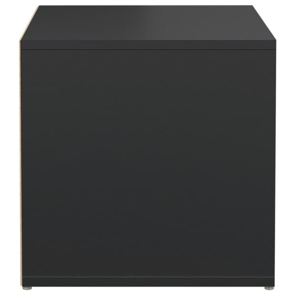 vidaXL opbevaringsskab 40,5x40x40 cm konstrueret træ sort
