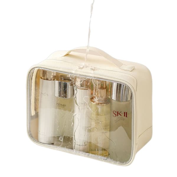 INF Klar kosmetikkveske Toalettveske beige