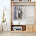 Miniatyrbillede 1 af 11: vidaXL opbevaringskasser 2 stk. 50x30x25 cm stof cremefarvet -  Opbevaringskasser