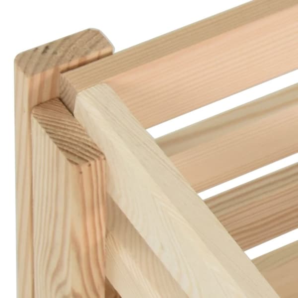 vidaXL kartoffelkasse 60x40x50 cm massivt fyrretræ -  Opbevaringskasser