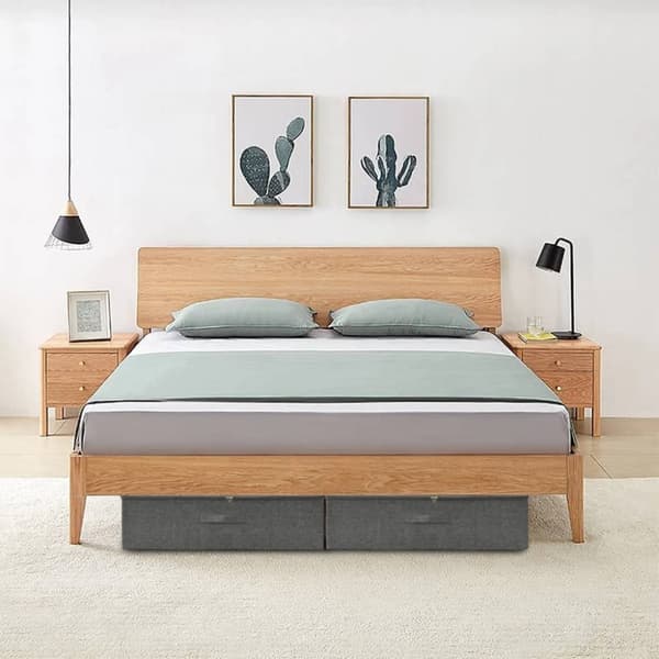vidaXL opbevaringskasser 2 stk. 70x40x18 cm stof antracitgrå -  Opbevaringskasser