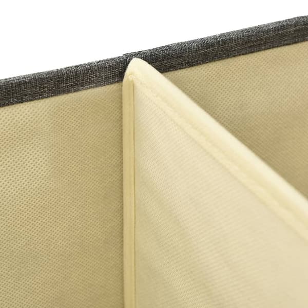 vidaXL opbevaringskasser 2 stk. 50x30x25 cm stof antracitgrå - Opbevaringskasser