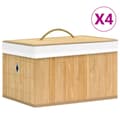 Pikkukuva 2 / 11: The Living Store Säilytyslaatikot bambu 4 kpl -  Säilytyslaatikot