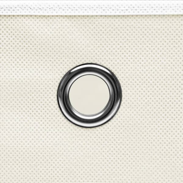 Opbevaringskasser - Living opbevaringskasser 4 stk. 32x32x32 stof hvid