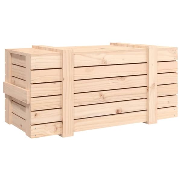 Opbevaringskasser - Living opbevaringskasse 91x40,5x42 cm massivt fyrretræ