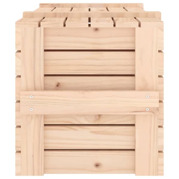 Opbevaringskasser - Living opbevaringskasse 91x40,5x42 cm massivt fyrretræ