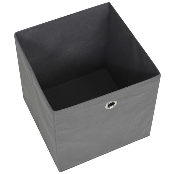 Förvaringslådor 10 st non-woven tyg 28x28x28 cm grå - Låda - Lådor - Home & Living
