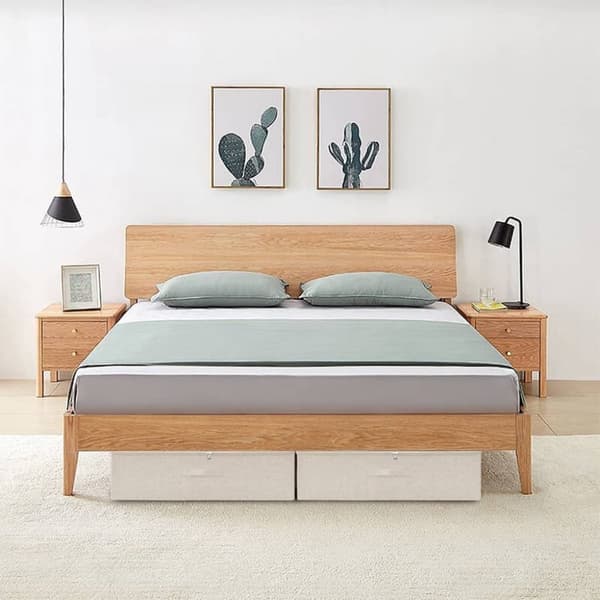 Opbevaringskasser 2 stk. 70x40x18 cm stof cremefarvet - Opbevaringskasse - Opbevaringskasser - Home & Living
