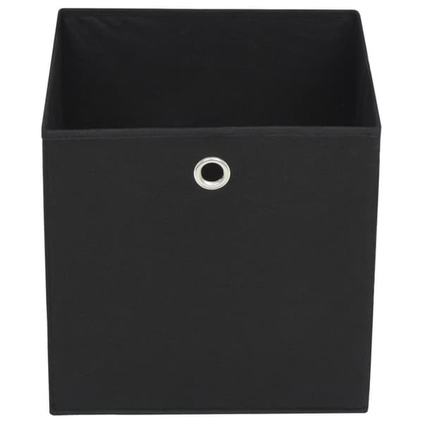 Förvaringslådor 4 st non-woven tyg 28x28x28 cm svart - Låda - Lådor - Home & Living