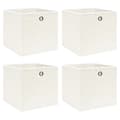 Miniatyrbillede 2 af 6: Opbevaringskasser 4 stk. 32x32x32 stof hvid - Opbevaringskasse - Opbevaringskasser - Home & Living