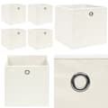 Miniatyrbillede 1 af 6: Opbevaringskasser 4 stk. 32x32x32 stof hvid - Opbevaringskasse - Opbevaringskasser - Home & Living