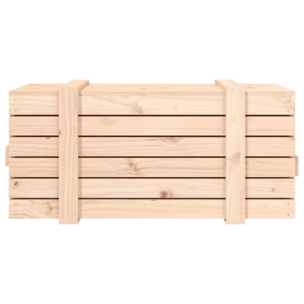 Opbevaringskasse 91x40,5x42 cm massivt fyrretræ - Opbevaringskasse - Opbevaringskasser - Home & Living