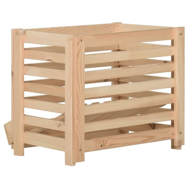 Kartoffelkasse 60x40x50 cm massivt fyrretræ - Kartoffelkasse - Kartoffelkasser - Home & Living