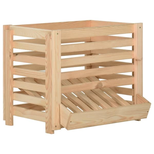 Kartoffelkasse 60x40x50 cm massivt fyrretræ - Kartoffelkasse - Kartoffelkasser - Home & Living